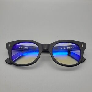 Caddis Bixby Matte Black Reading Glasses +1.00 49-21-145